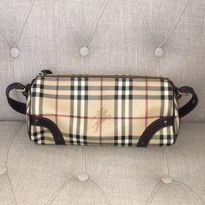 Authentic Burberry Haymarket Shoulder Bag
